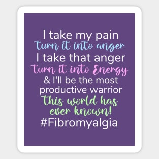 Fibro Warrior Sticker